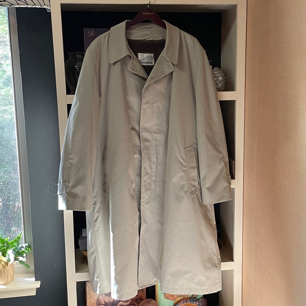 Raintamer - Elegant Trench Rain Coat - Vintage - Big Tall 52